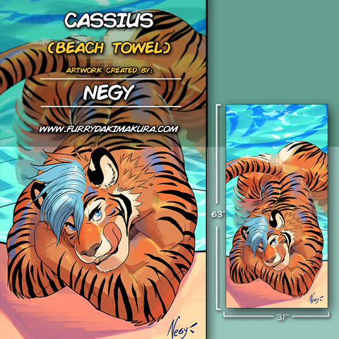 Cassius Beach Towel by Negy