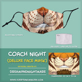 Coach Night Face Mask by DreamAndNightmare