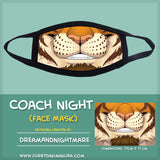 Coach Night Face Mask by DreamAndNightmare