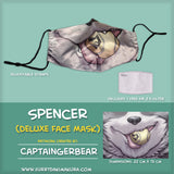Spencer Face Mask by CaptainGerBear