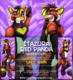 Itazura Red Panda by Lady Rain