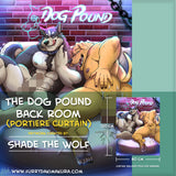 The Dog Pound Portiere Curtain by Bad Shade