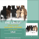 The Lineup Shower Curtain by TheVale