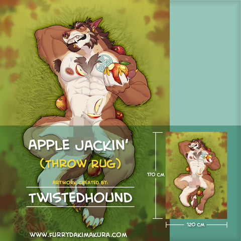Apple Jackin' Throw Rug by TwistedHound