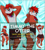 Timmy the Otter Dakimakura by Negy