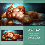 Fox Dad Wall Scroll by Chumbasket