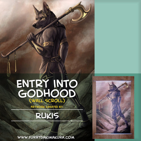 Entry into Godhood Wall Scroll by Rukis