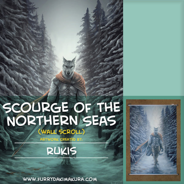 Scourge of the Northern Seas Wall Scroll by Rukis – Fdaki Industries